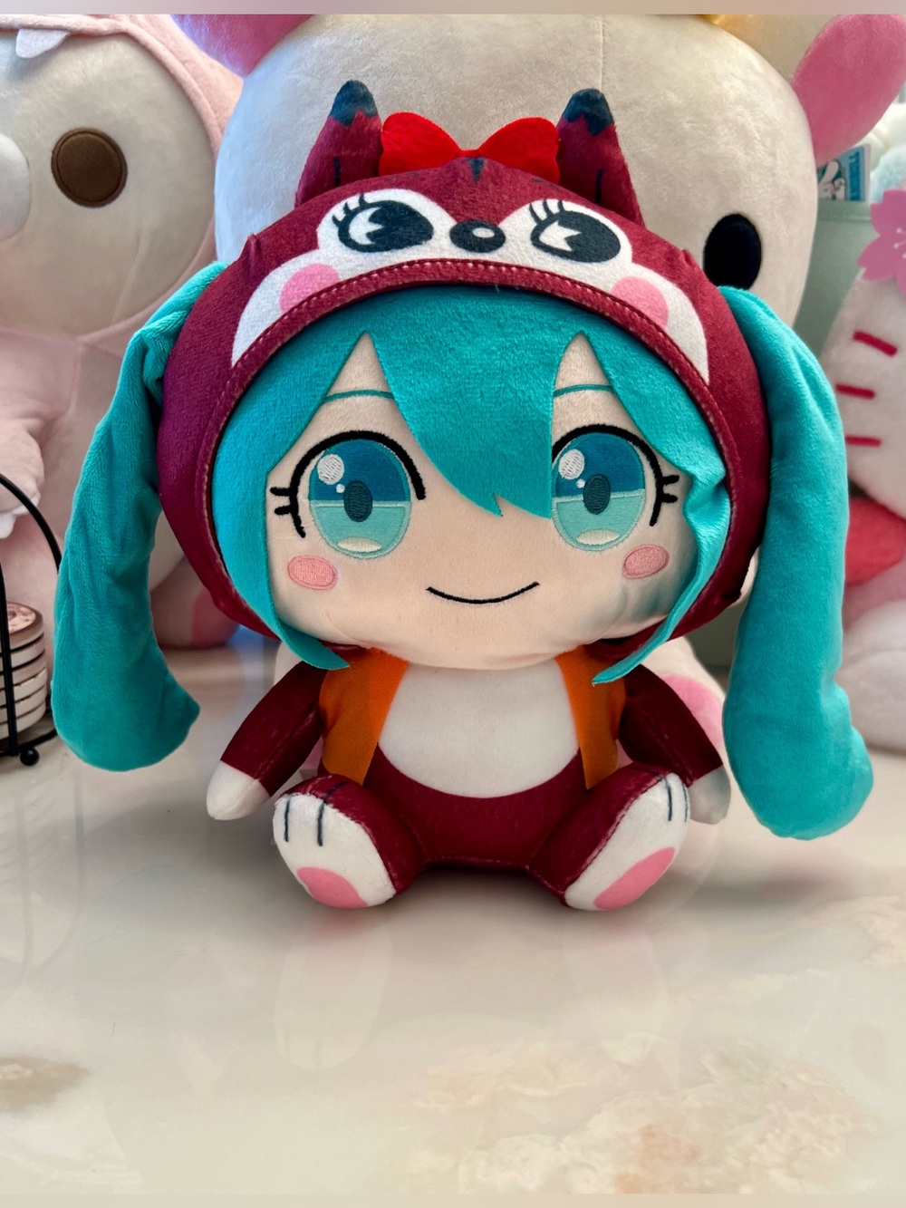 Hatsune Miku Plush 12"- Mikuppy Ramune Kitsune Kigurumi Plush